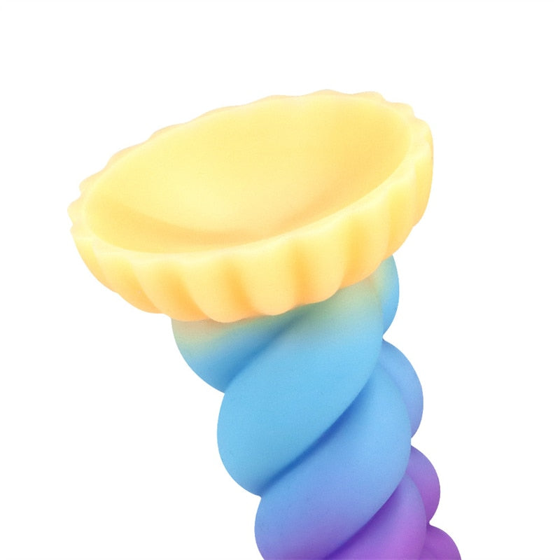 Multi-Color Alien Dildo | dmunderwear detail image 13