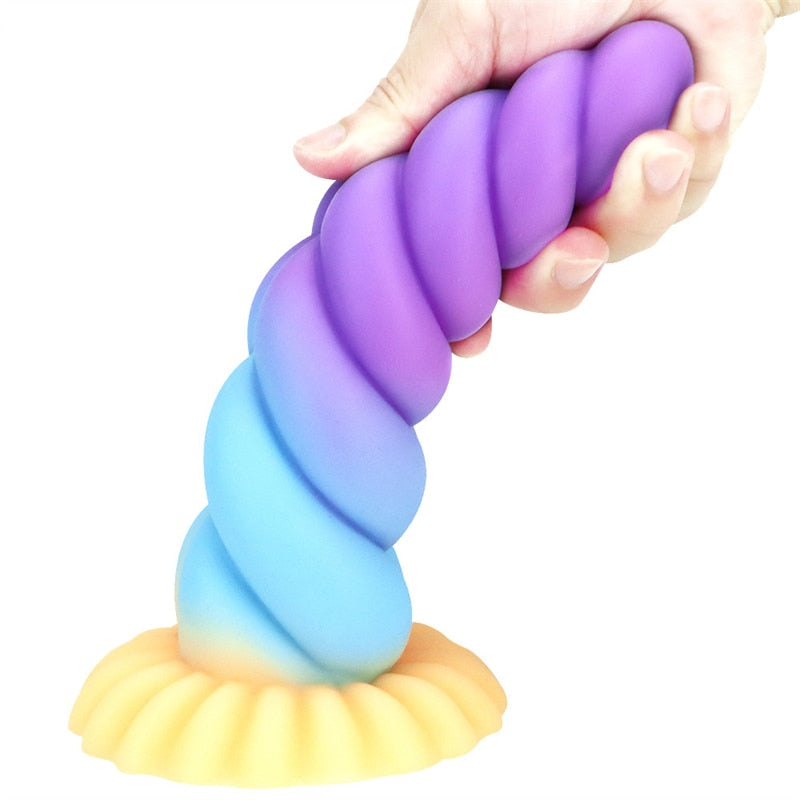 Multi-Color Alien Dildo | dmunderwear detail image 6