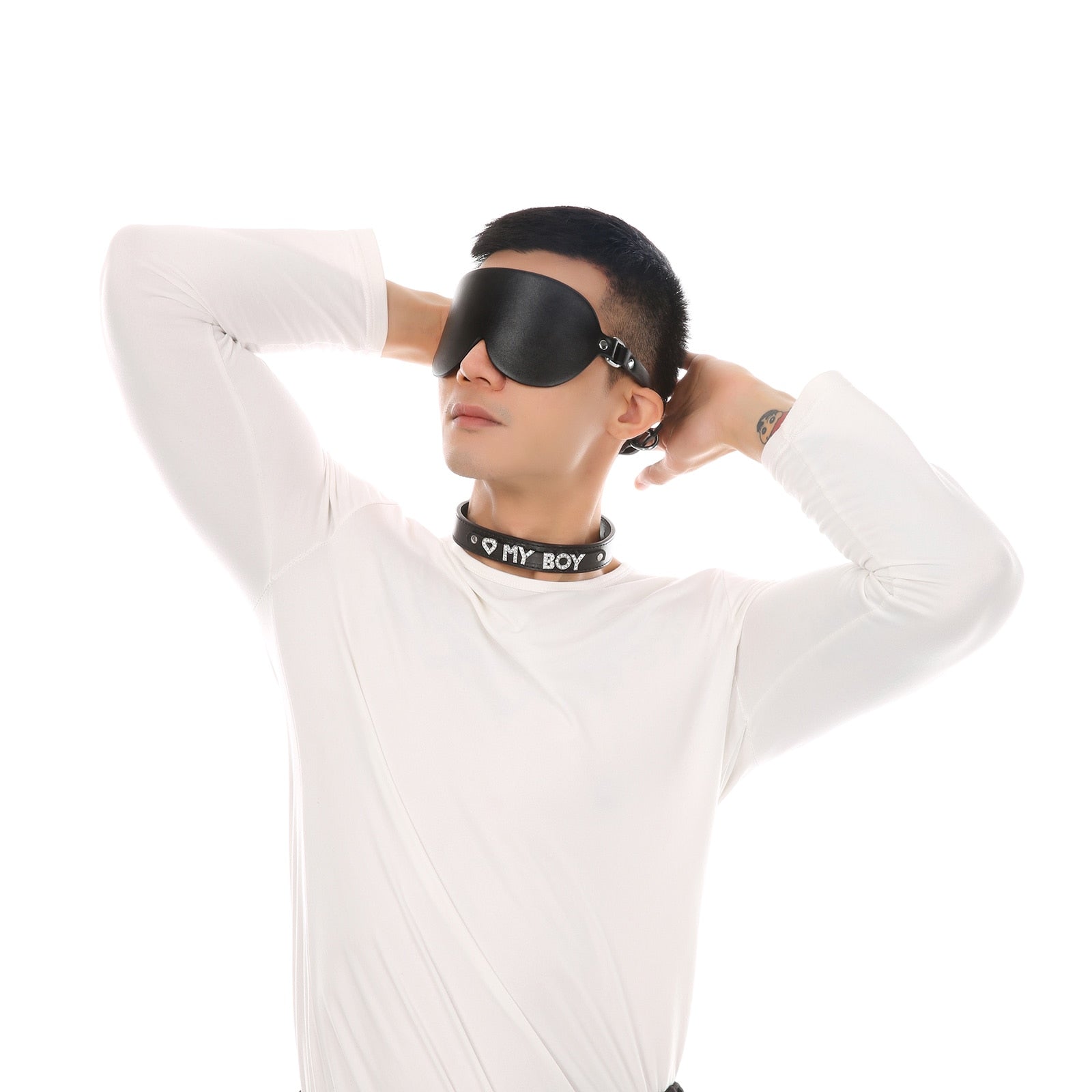 My Boy Blindfold And Choker | dmunderwear product image 5