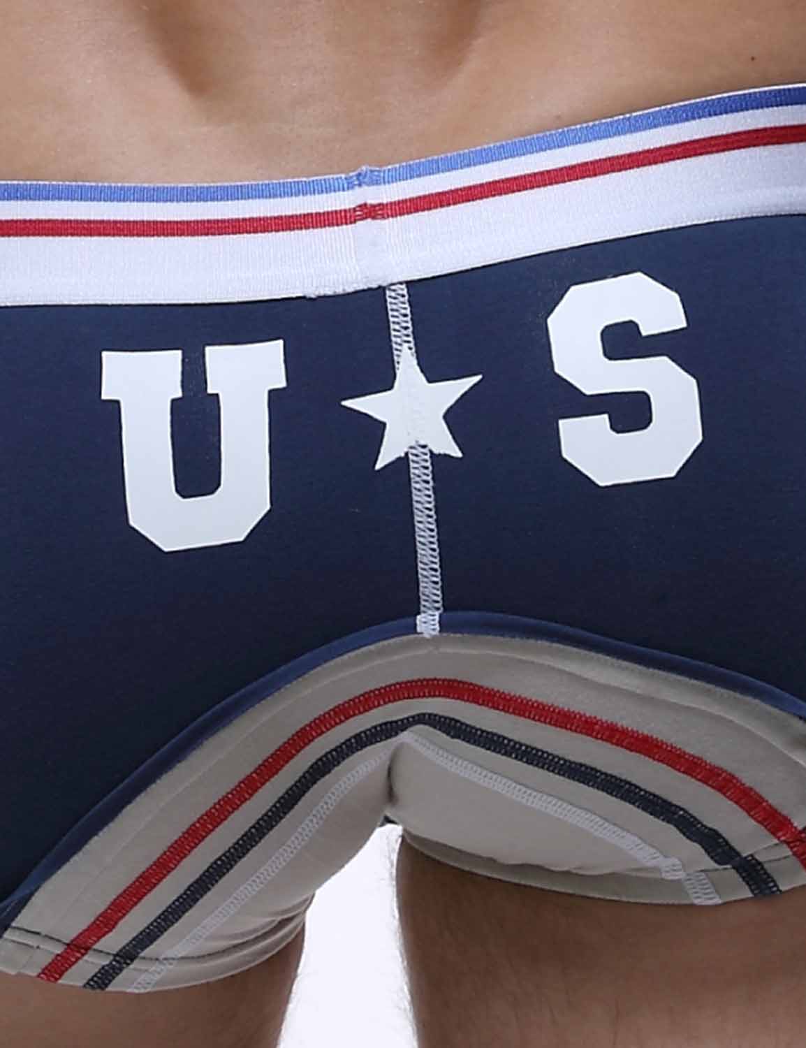 National Letter Reverse Sewing Boxer Brief 60207 | dmunderwear detail image 4