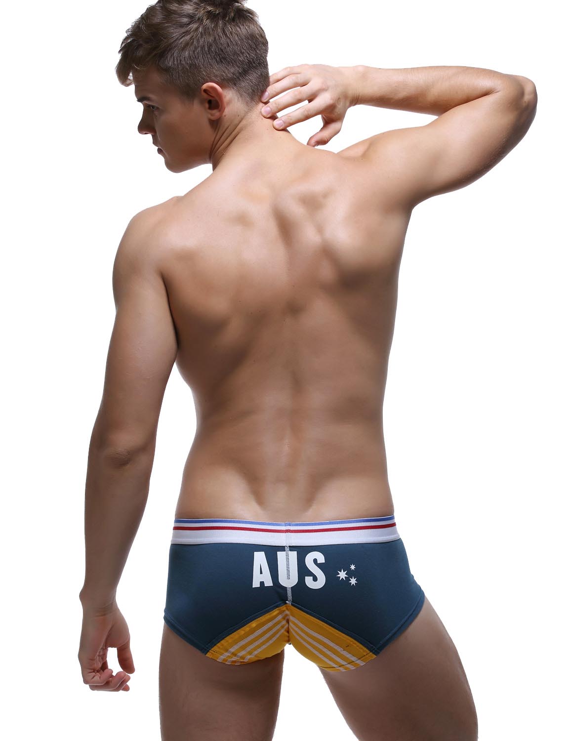 National Letter Reverse Sewing Boxer Brief 60207 | dmunderwear detail image 5