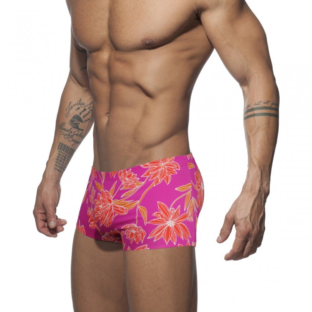ORVLS Neon Forest Swim Trunks | dmunderwear detail image 3