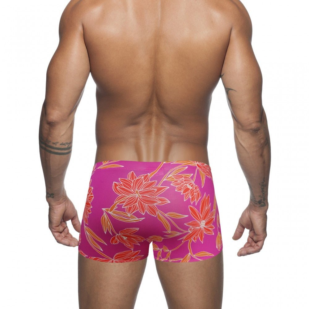 ORVLS Neon Forest Swim Trunks | dmunderwear detail image 4
