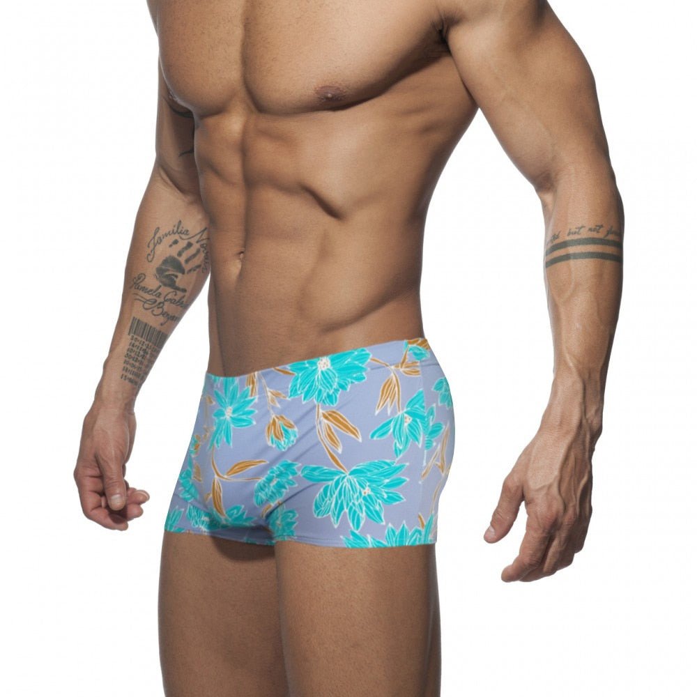 ORVLS Neon Forest Swim Trunks | dmunderwear detail image 5