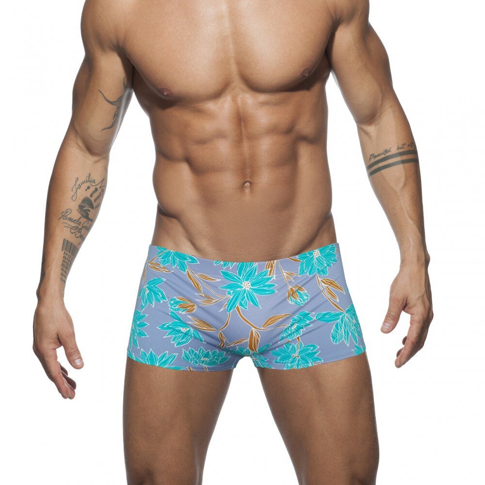 ORVLS Neon Forest Swim Trunks | dmunderwear detail image 6
