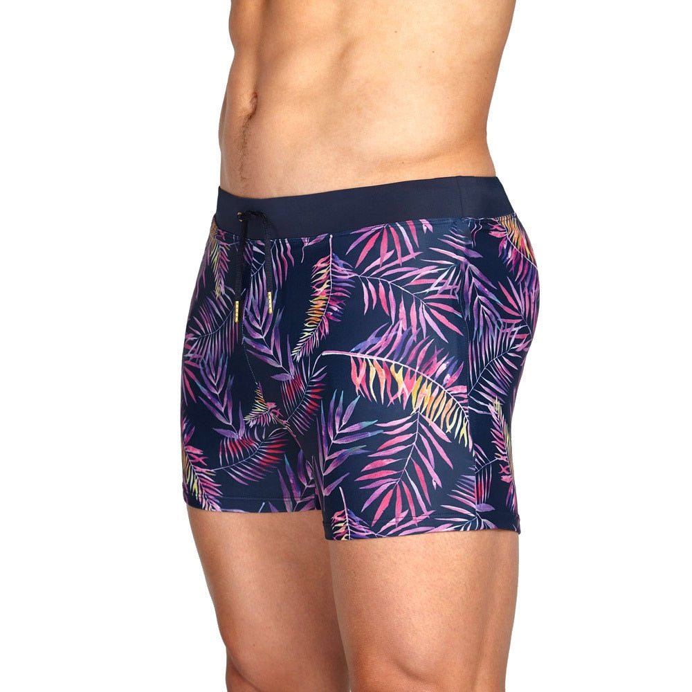 ORVLS Neon Fronds Swim Trunks | dmunderwear detail image 4