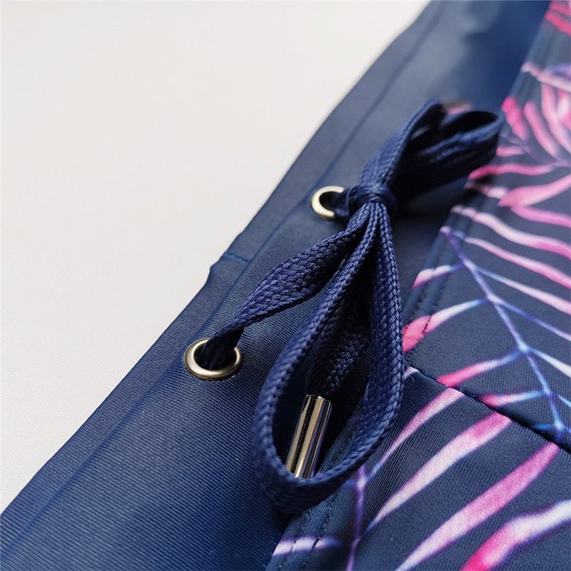 ORVLS Neon Fronds Swim Trunks | dmunderwear detail image 6