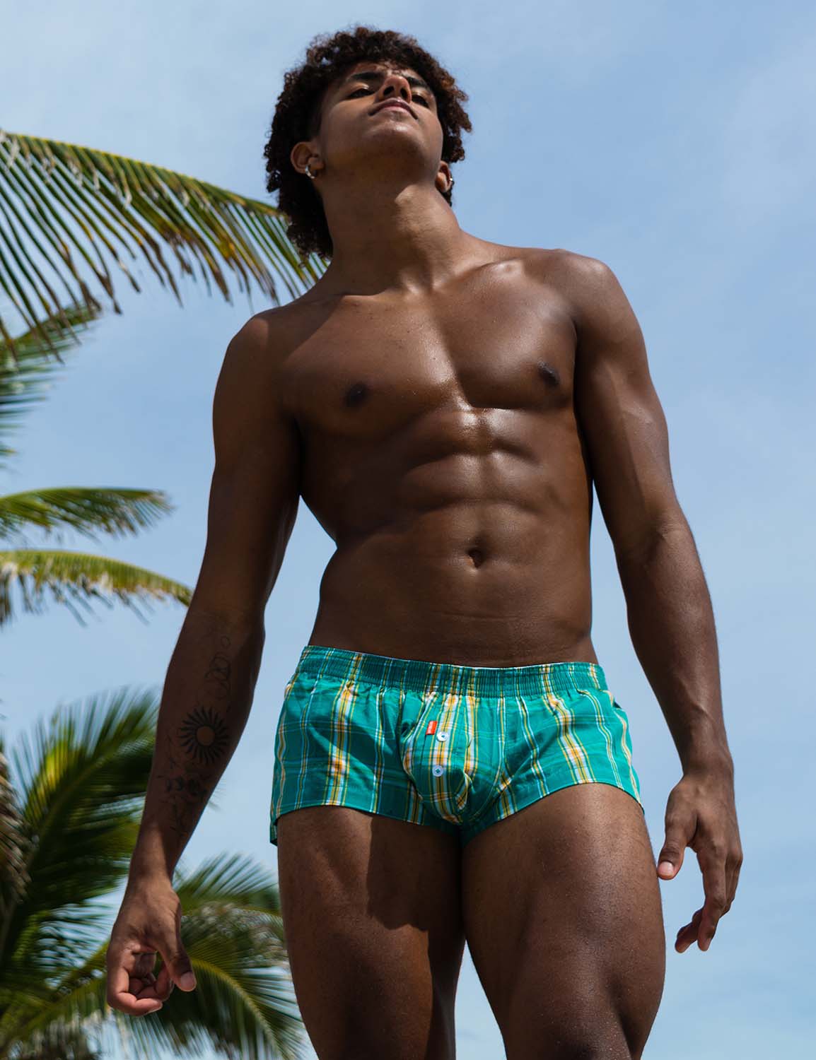 New Checkered Fit Trunks 230506 | dmunderwear detail image 3