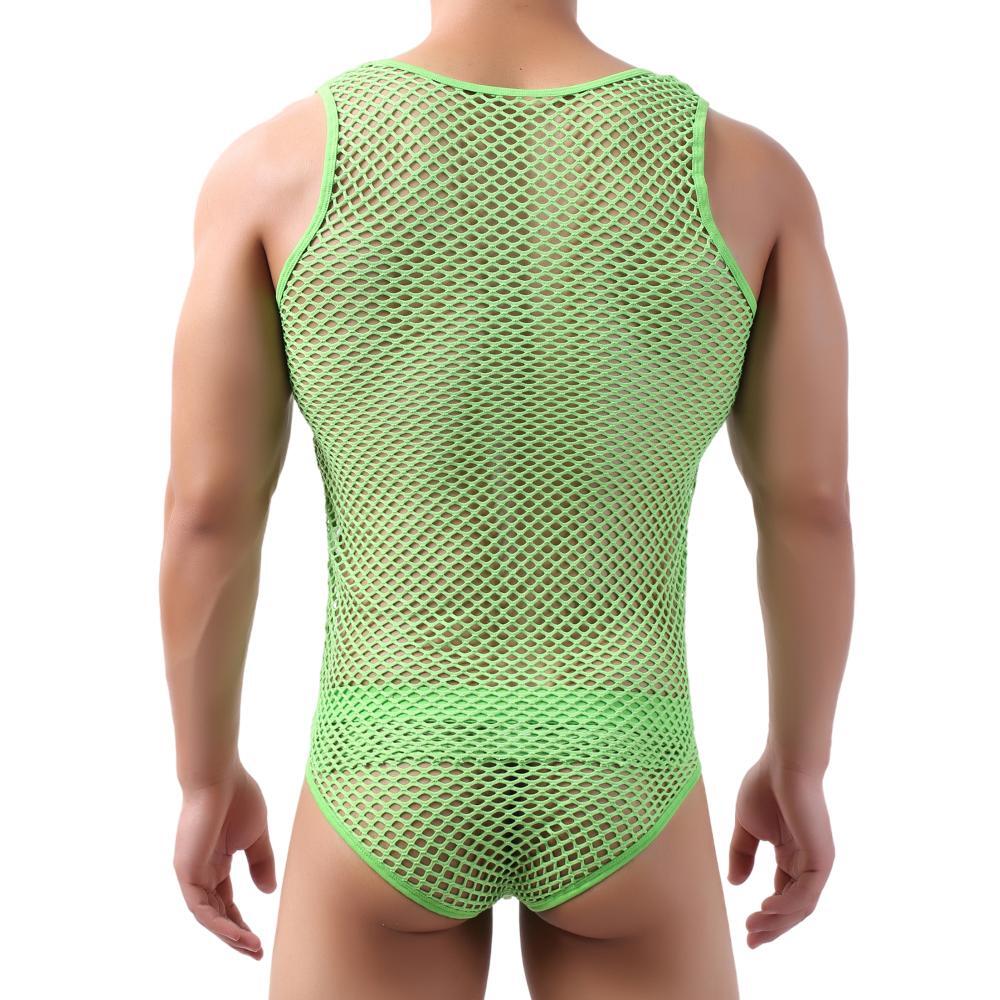 Nightlife Fishnet Tank | dmunderwear detail image 6