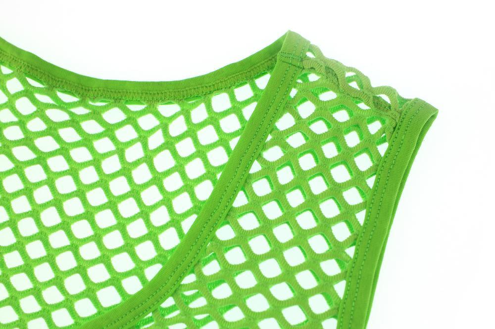 Nightlife Fishnet Tank | dmunderwear detail image 8