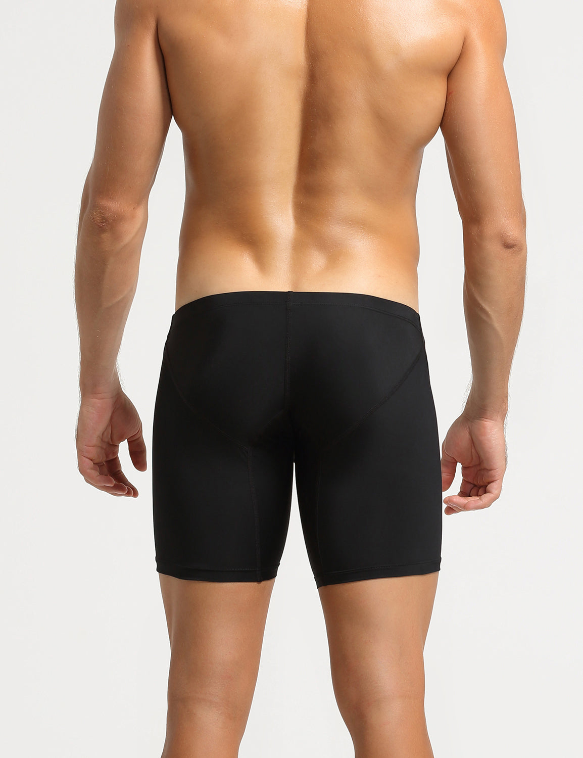 Nylon Low Rise Elastic Long Boxer Briefs 10202 | dmunderwear detail image 19