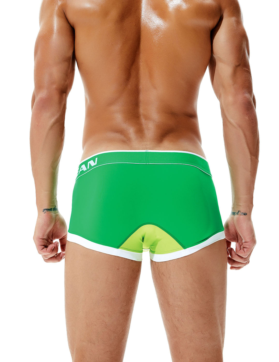 Nylon Low Rise Sexy Nylon Boxer Brief 90205 | dmunderwear detail image 2