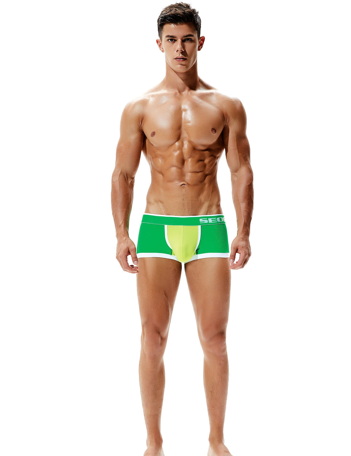 Nylon Low Rise Sexy Nylon Boxer Brief 90205 | dmunderwear detail image 3
