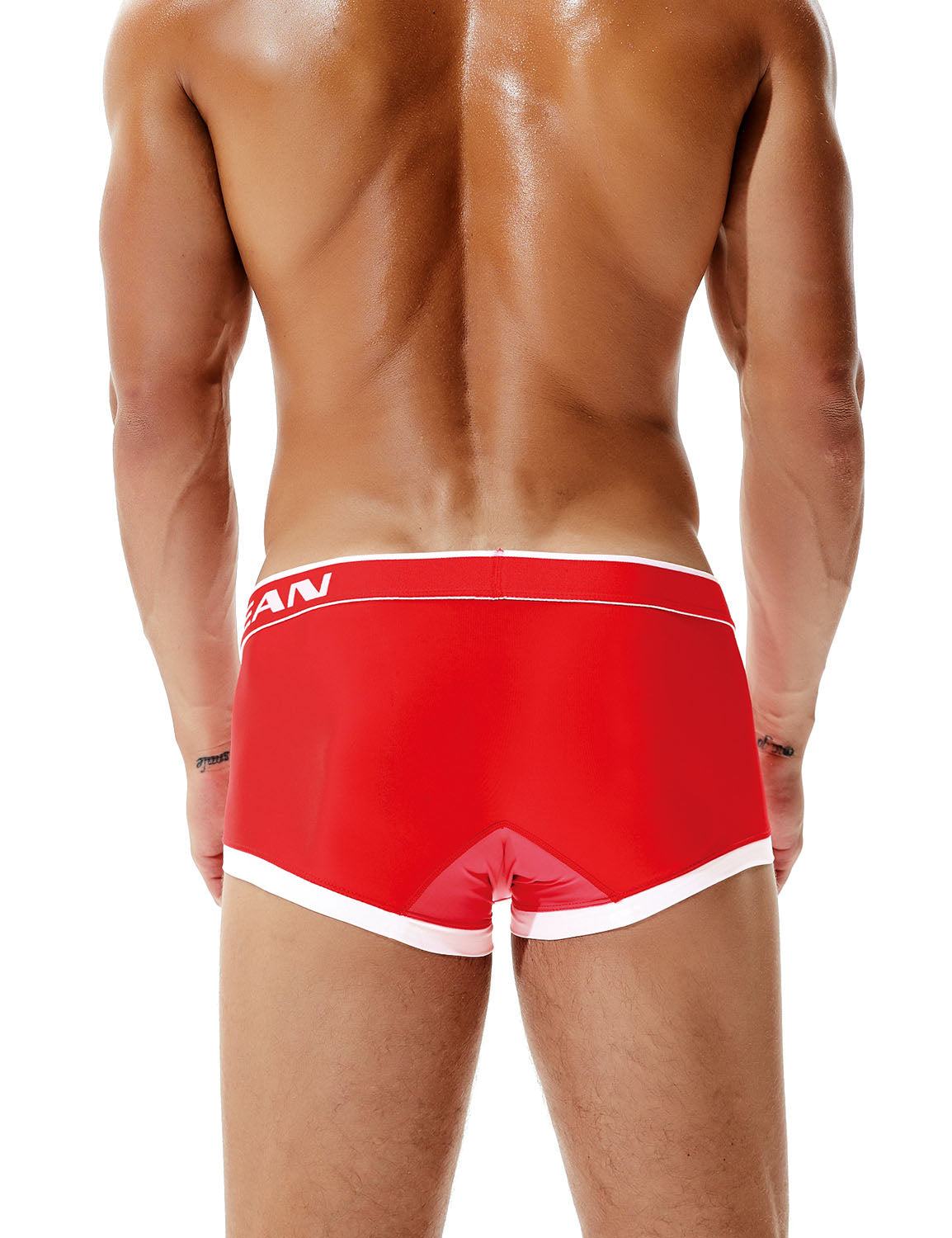 Nylon Low Rise Sexy Nylon Boxer Brief 90205 | dmunderwear detail image 7