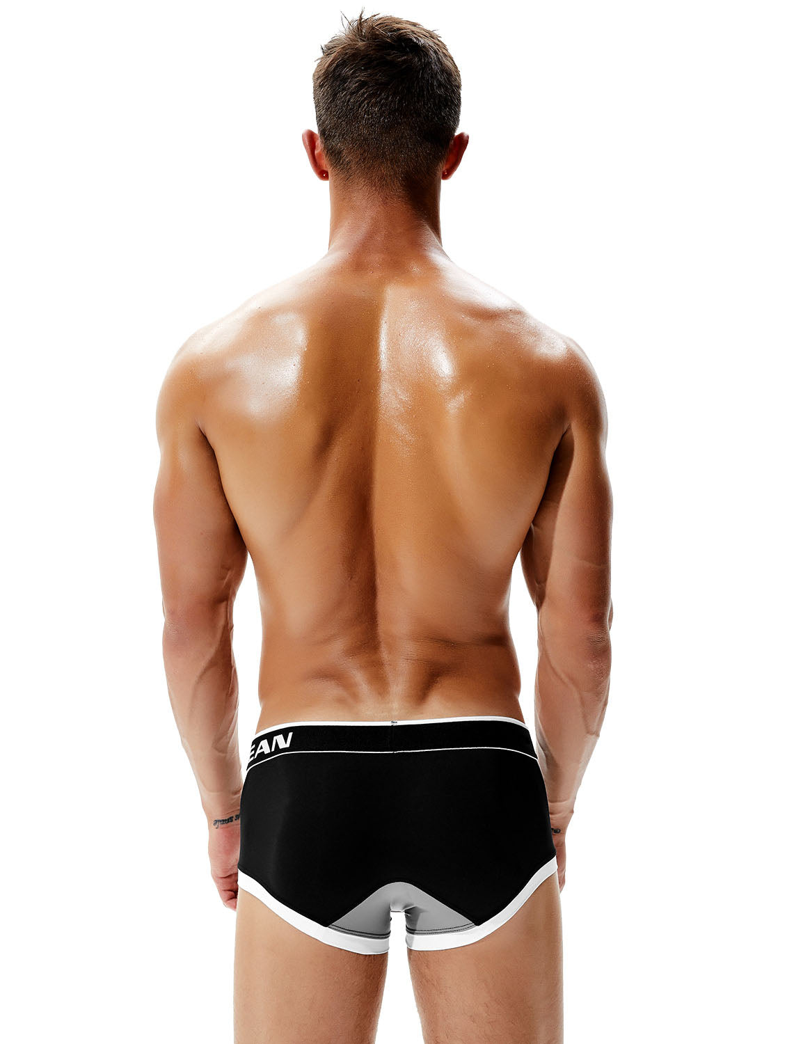 Nylon Low Rise Sexy Nylon Boxer Brief 90205 | dmunderwear detail image 9