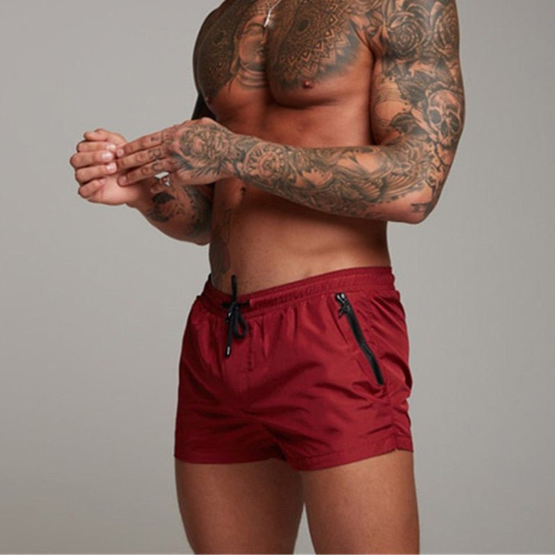 Nylon Pocketed Running Shorts | dmunderwear