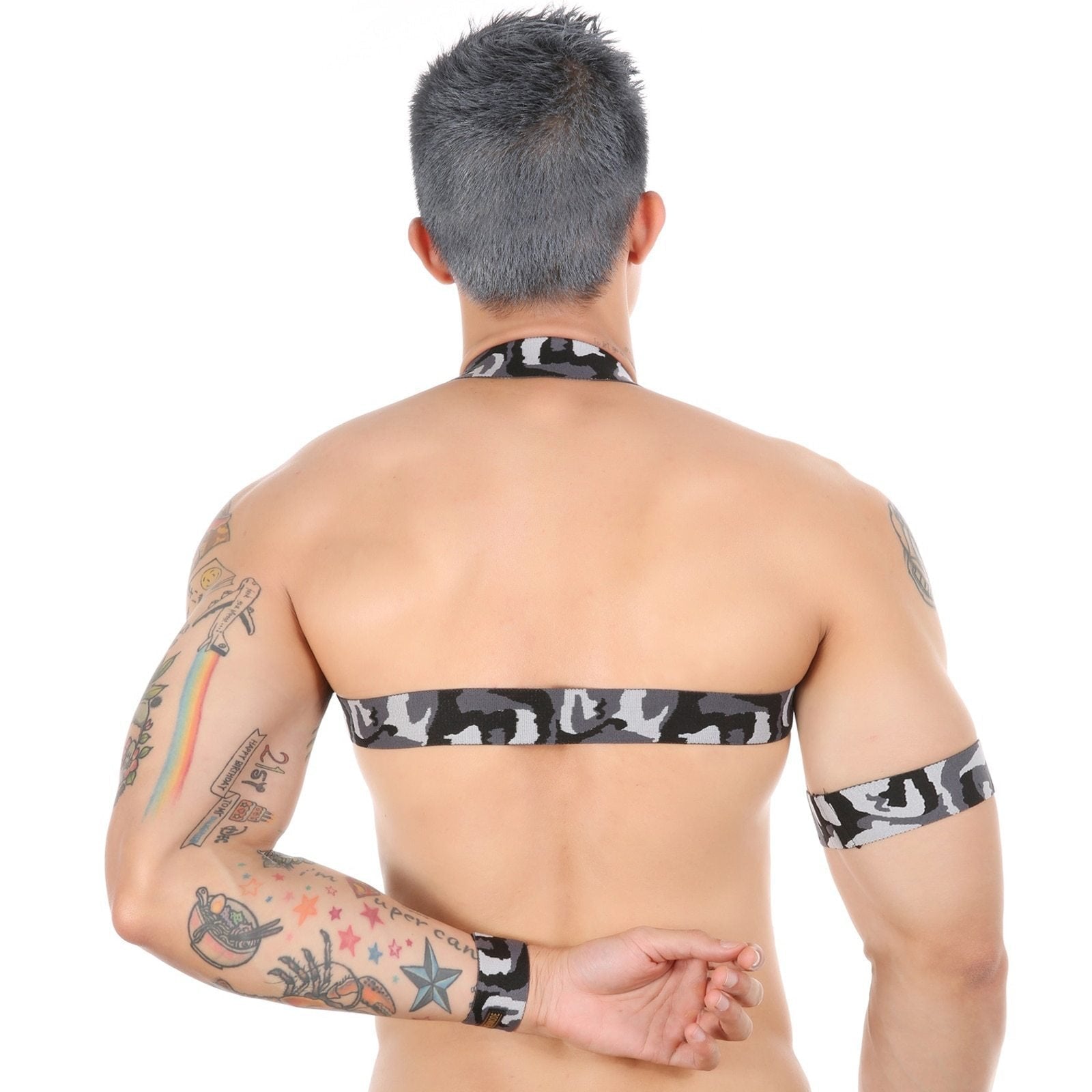 ORVLS O-Ringed Camo Harness | dmunderwear detail image 5