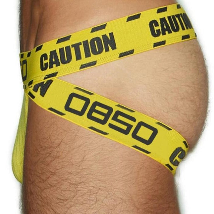 OBSO Caution Jockstrap | dmunderwear