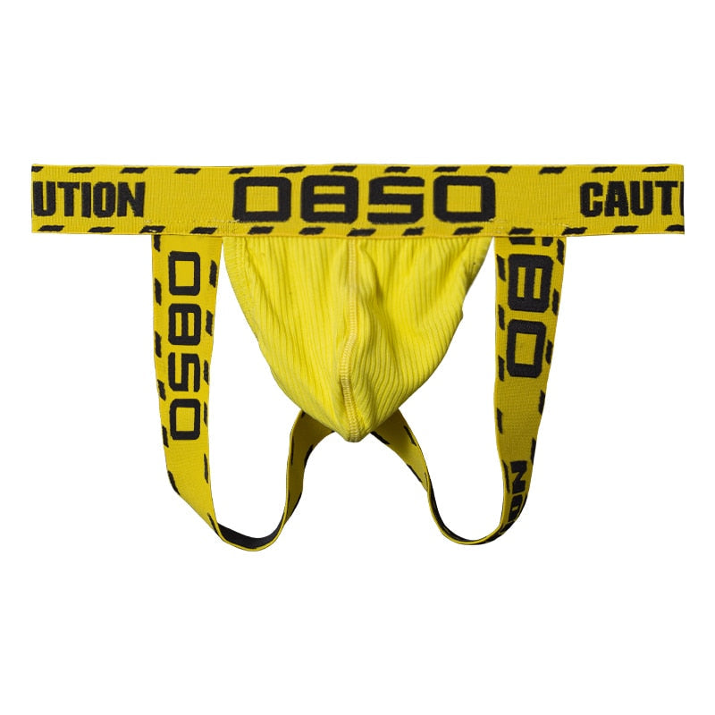 OBSO Caution Jockstrap | dmunderwear detail image 10