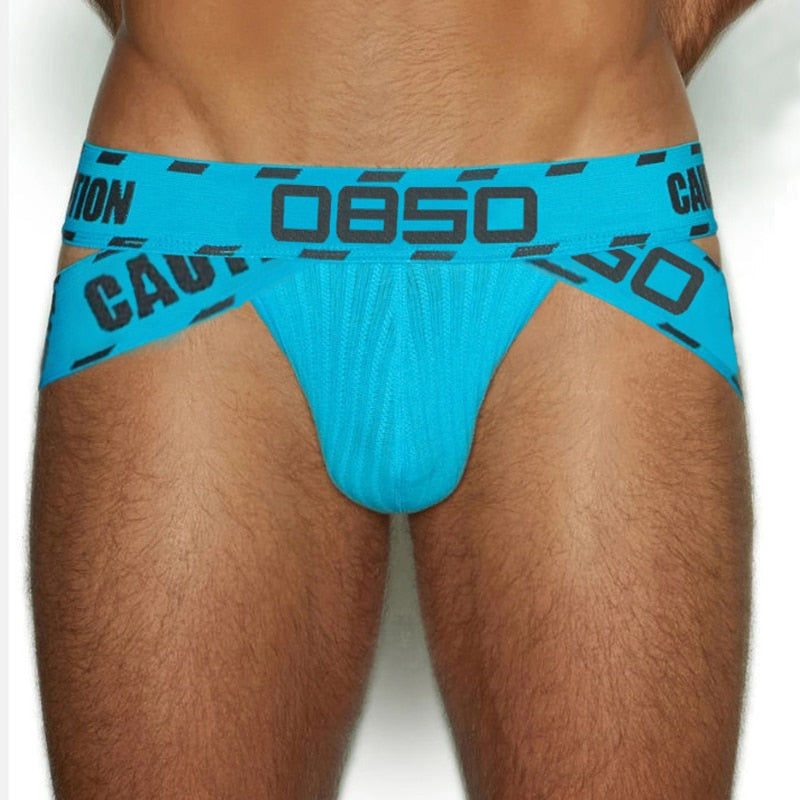 OBSO Caution Jockstrap | dmunderwear detail image 13