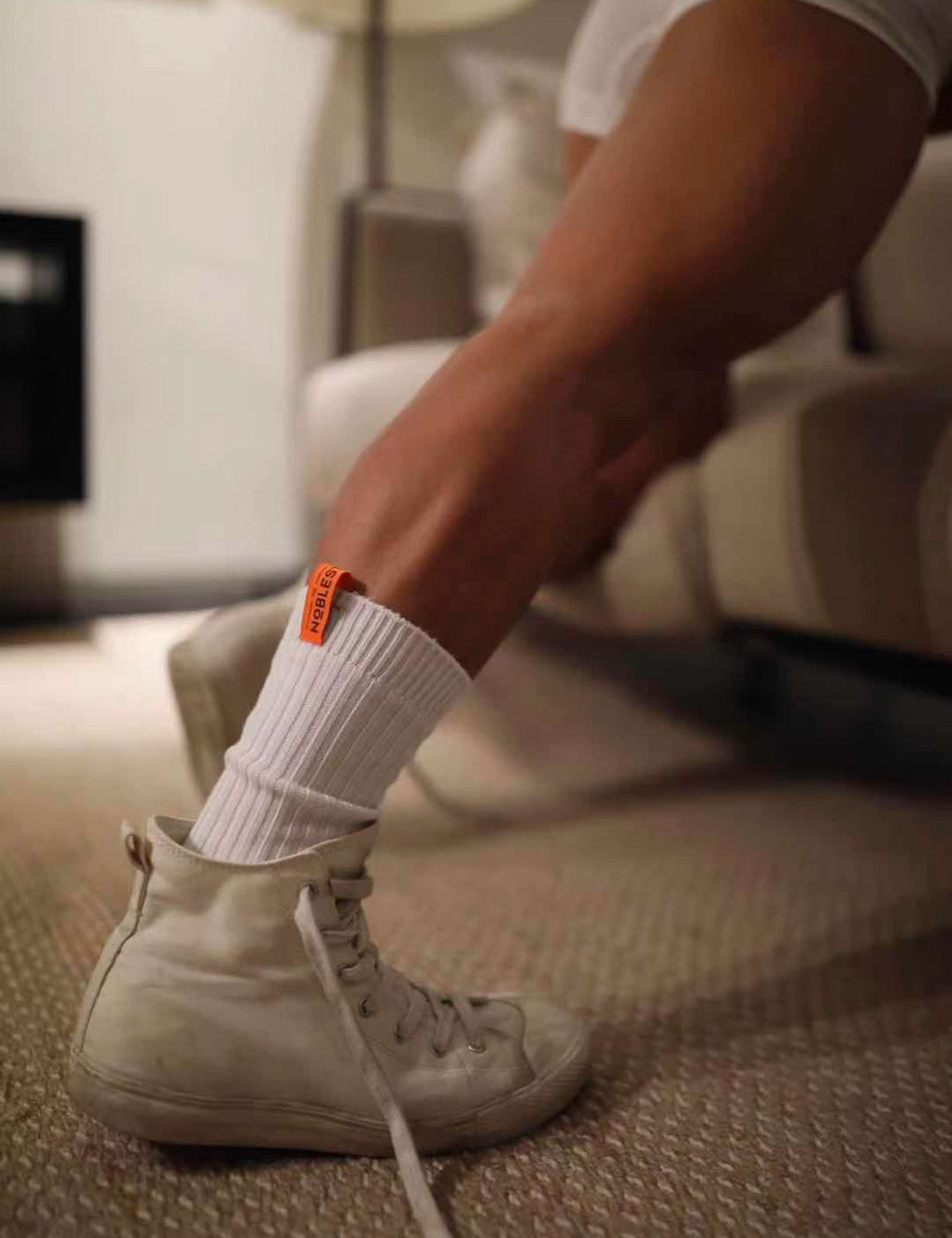 Orange label socks LAB SINGLE-Pack | dmunderwear detail image 12