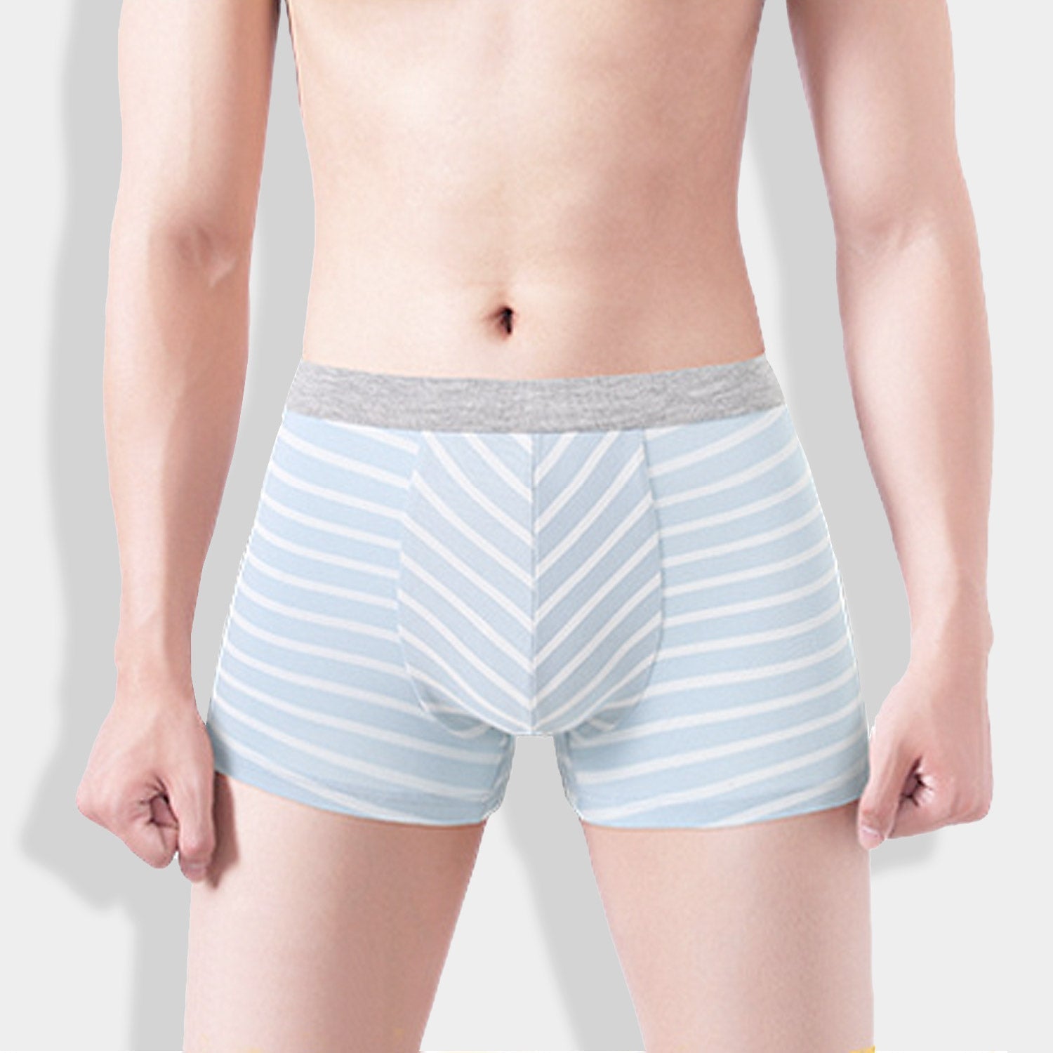 Pastel Striped Boxer Briefs 5-Pack | dmunderwear detail image 2