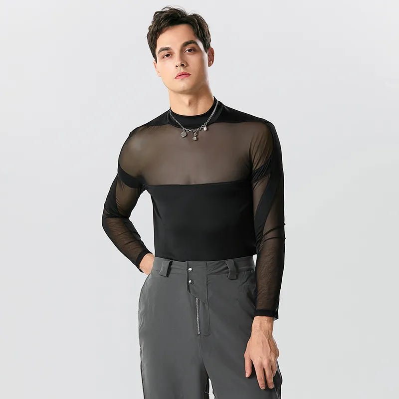 ORVLS Pec Peek Mesh Body Suit | dmunderwear detail image 4