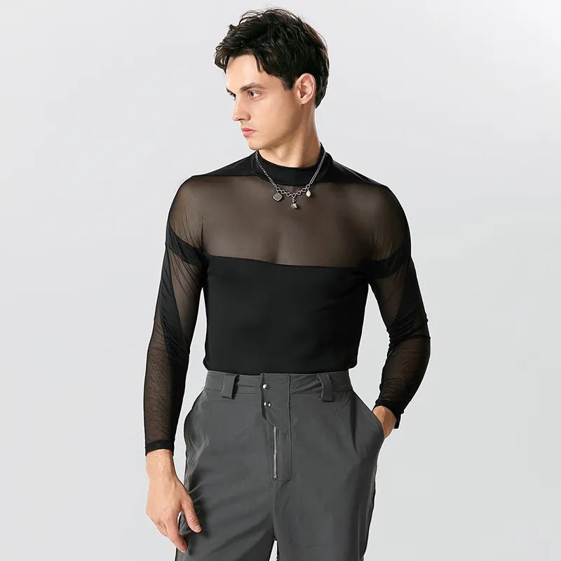 ORVLS Pec Peek Mesh Body Suit | dmunderwear detail image 5