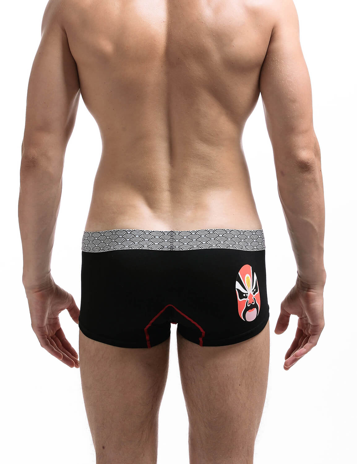 Peking Opera Mask Boxer Brief 70210 | dmunderwear detail image 10