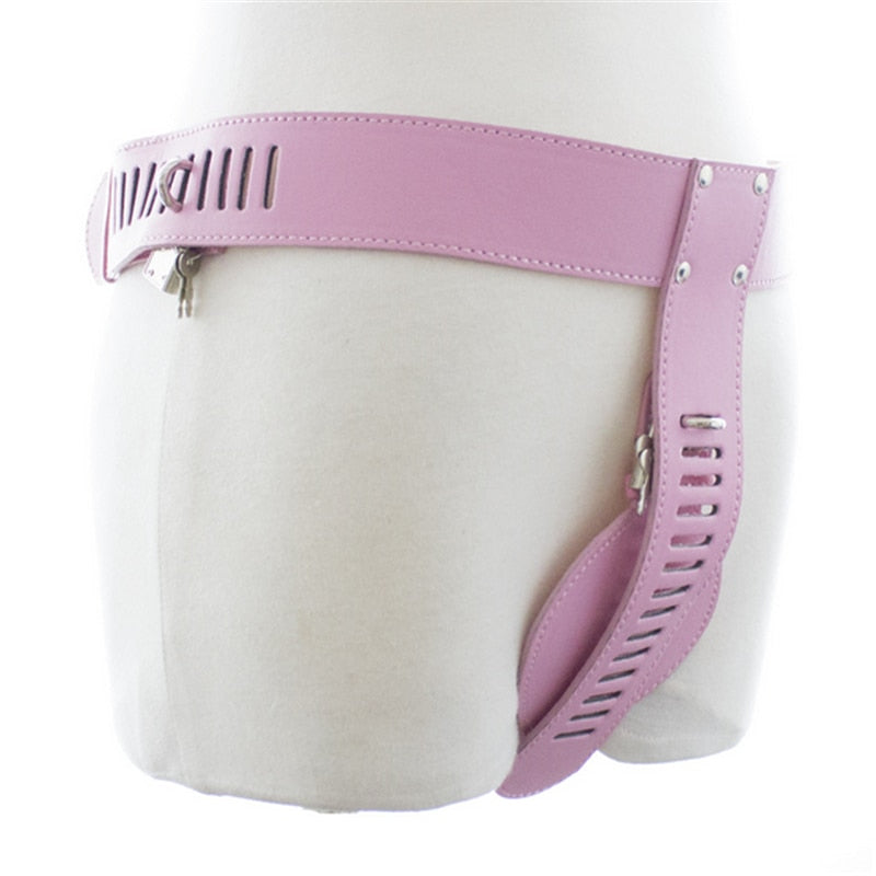 Pink Female Chastity Belt | dmunderwear