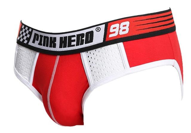 Pink Hero '98 Mesh Briefs | dmunderwear detail image 3