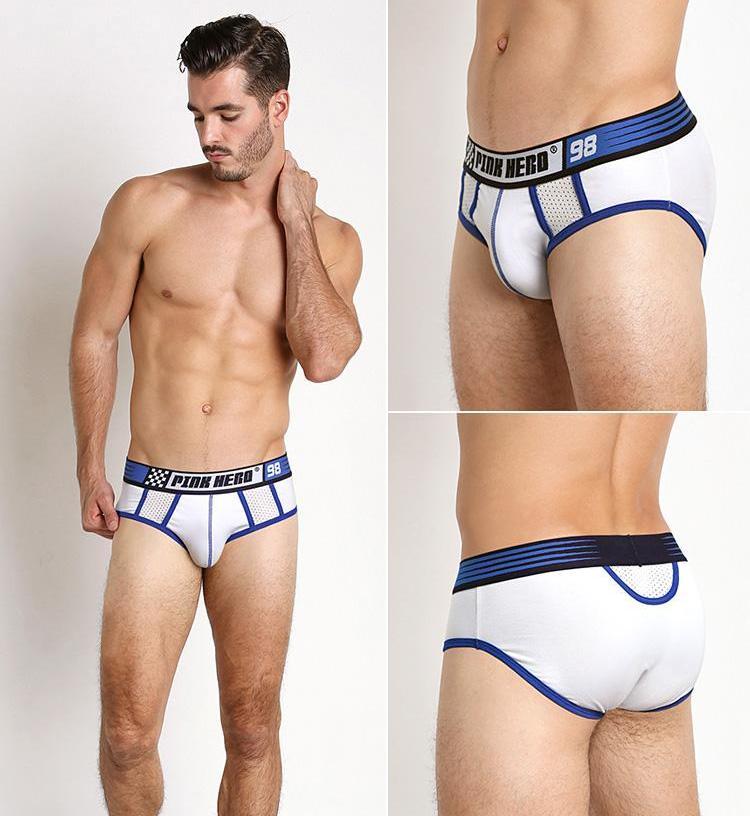 Pink Hero '98 Mesh Briefs | dmunderwear detail image 4