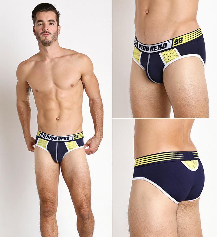 Pink Hero '98 Mesh Briefs | dmunderwear detail image 6