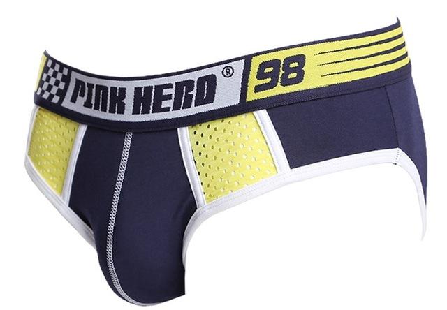 Pink Hero '98 Mesh Briefs | dmunderwear detail image 7