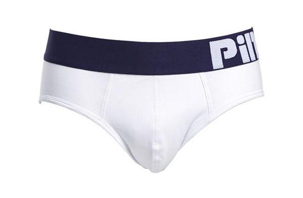 Pink Hero Bold Band Briefs | dmunderwear detail image 6