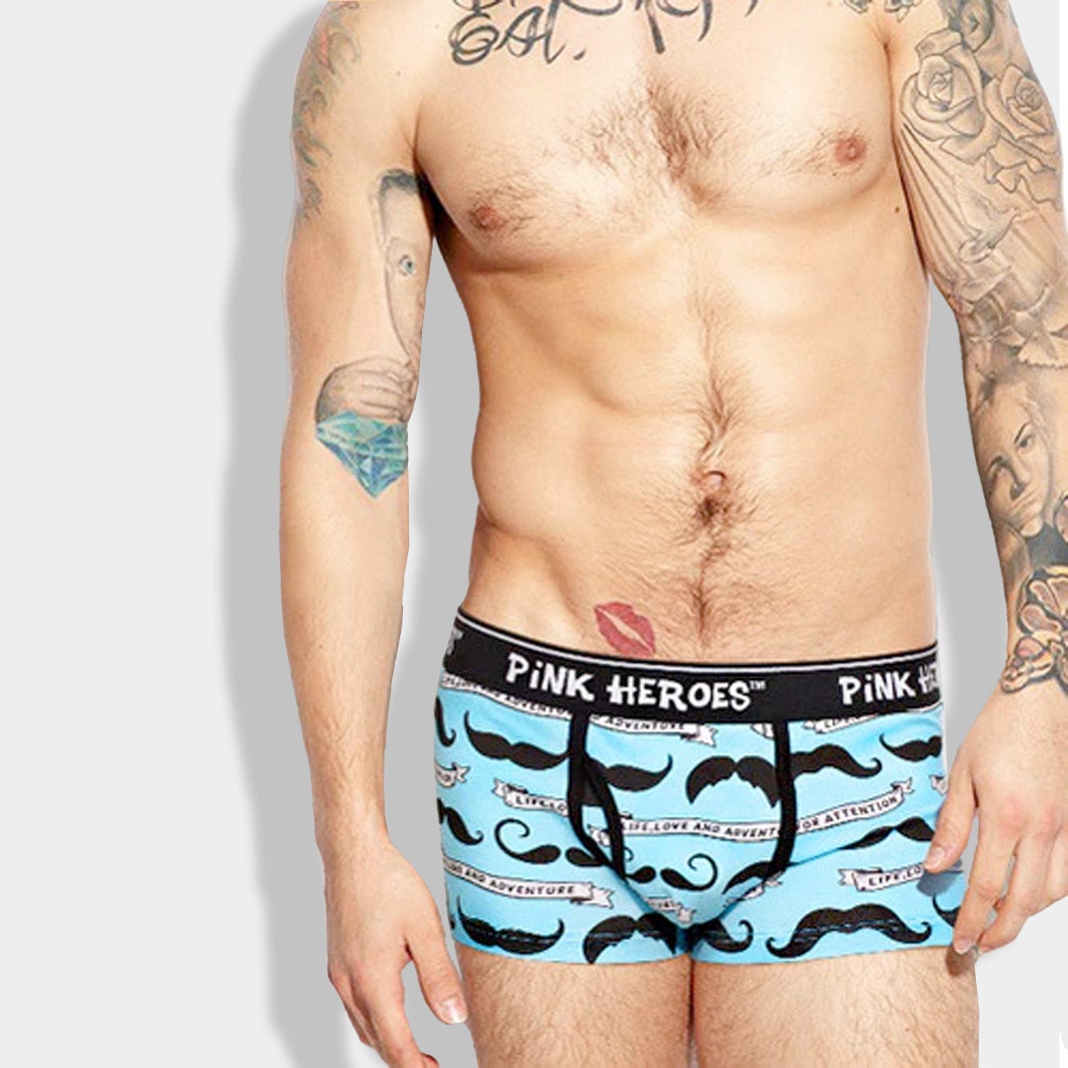 ORVLS Pink Hero Infographic Boxers 4-Pack | dmunderwear detail image 3