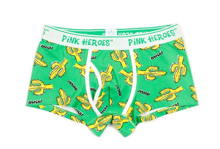 Pink Hero Infographic Boxer Briefs | dmunderwear detail image 7