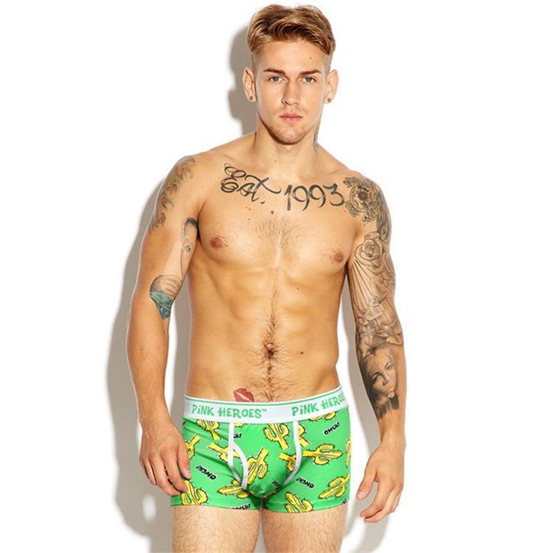 Pink Hero Infographic Boxer Briefs | dmunderwear detail image 9