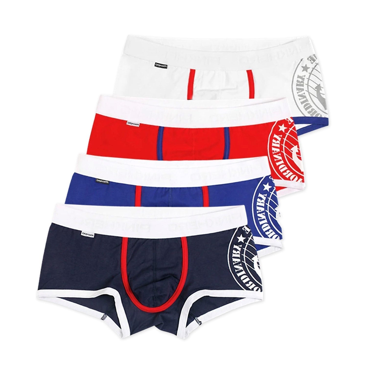 Pink Hero Oceanic Boxer Briefs 4-Pack | dmunderwear