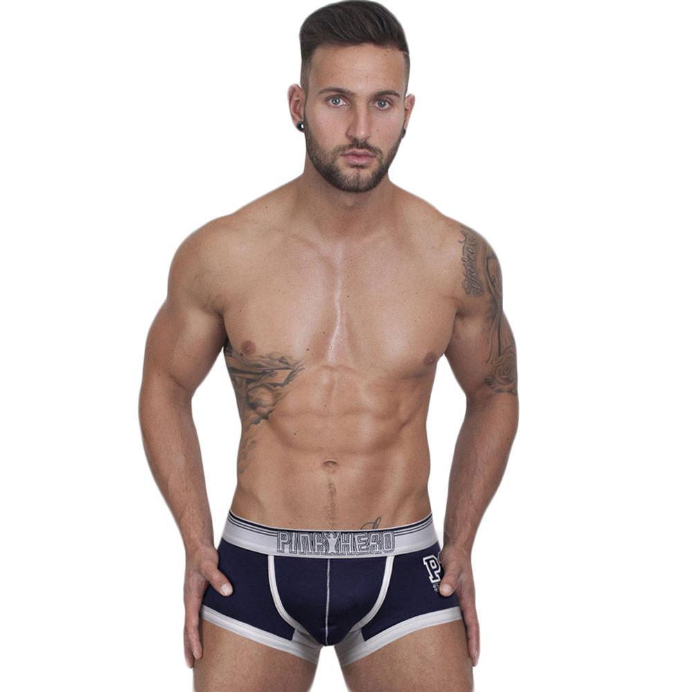 Pink Hero P2 Square Cut Boxer Briefs | dmunderwear detail image 5