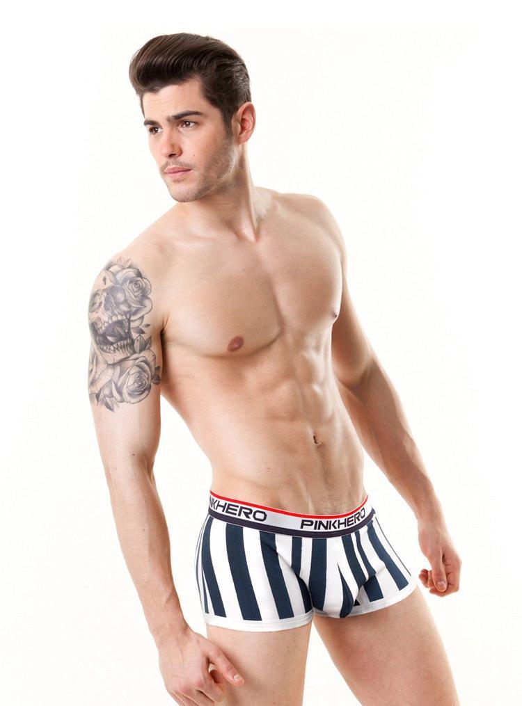 Pink Hero Referee Square Cut Boxer Briefs | dmunderwear detail image 5