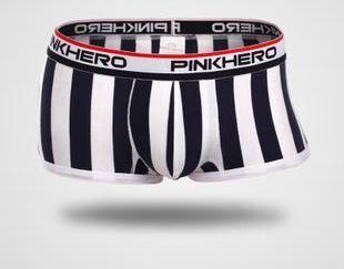 Pink Hero Referee Square Cut Boxer Briefs | dmunderwear detail image 6