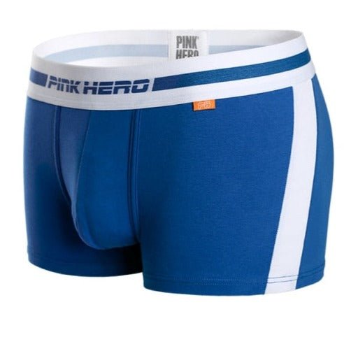 ORVLS Pink Hero Solid Stripe Boxer Briefs | dmunderwear detail image 5