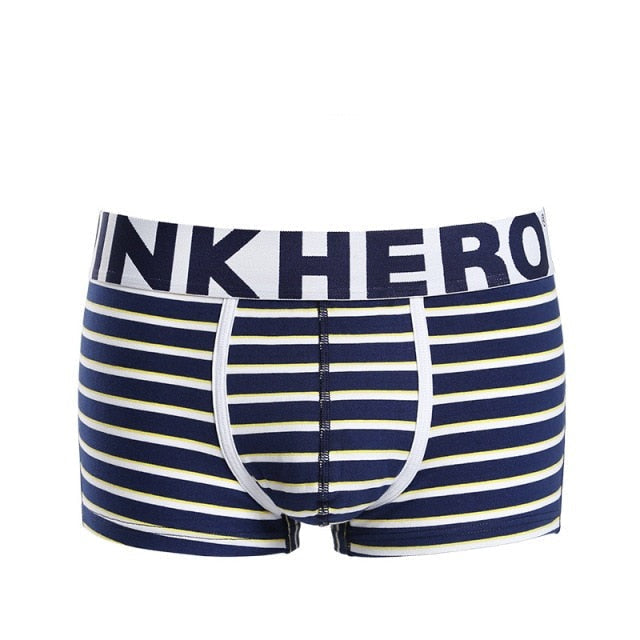 Pink Heroes Simple Striped Boxers | dmunderwear detail image 14