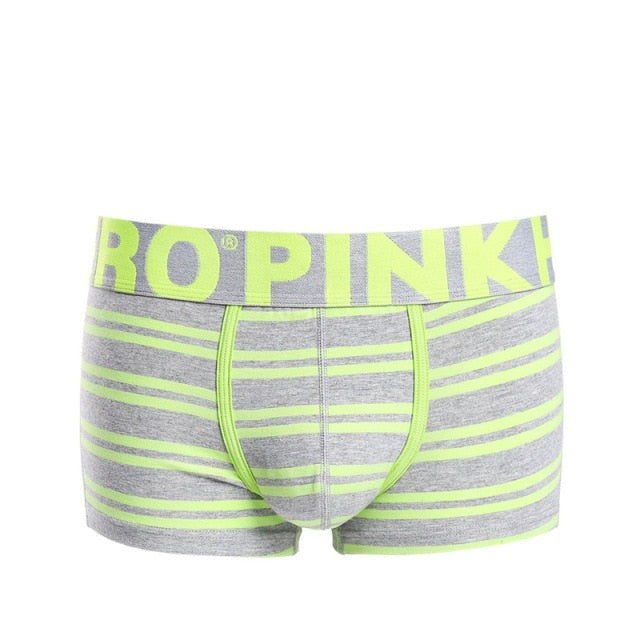 Pink Heroes Simple Striped Boxers | dmunderwear detail image 15