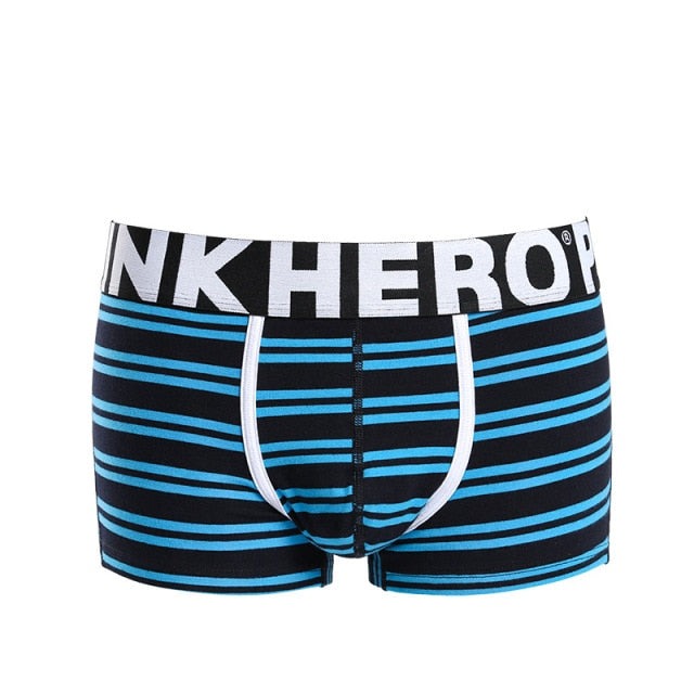 Pink Heroes Simple Striped Boxers | dmunderwear detail image 7