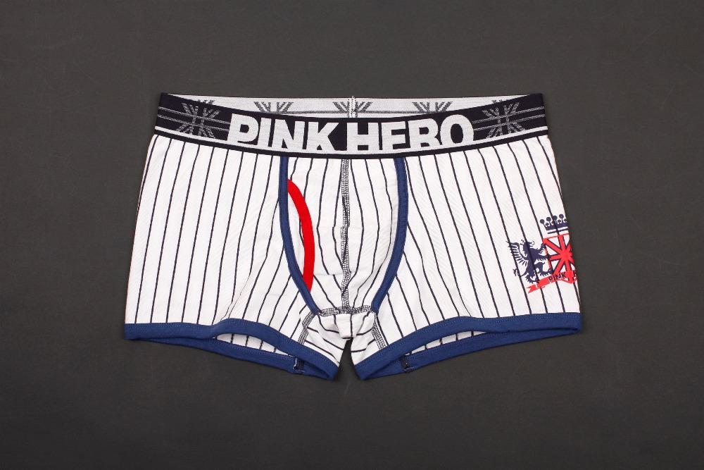 Pink Heroes Striped Boxers | dmunderwear detail image 3