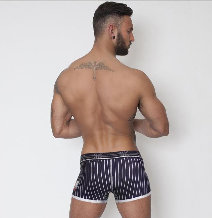 Pink Heroes Striped Boxers | dmunderwear detail image 9
