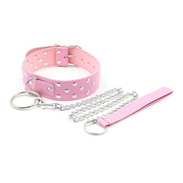 Pink Pup Play Collar | dmunderwear