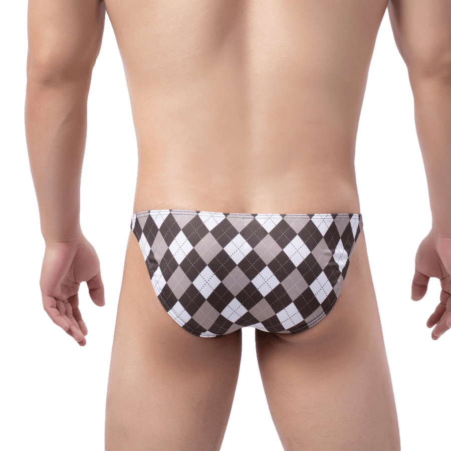Plaid Bikini Briefs | dmunderwear detail image 4